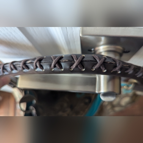 Gap canvas shoulder bag, faux leather strap. - Picture 5 of 5